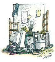 Rainer Hofmann-Battiston Arbeitsplatz